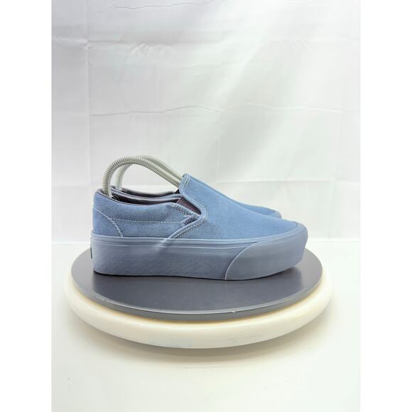 Vans Blue Slip-On Athletic Shoes - Picture 4 of 9